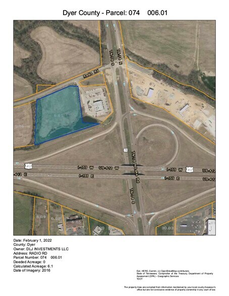 Radio Rd, Dyersburg, TN à vendre - Photo de l’immeuble – Image 2 sur 5