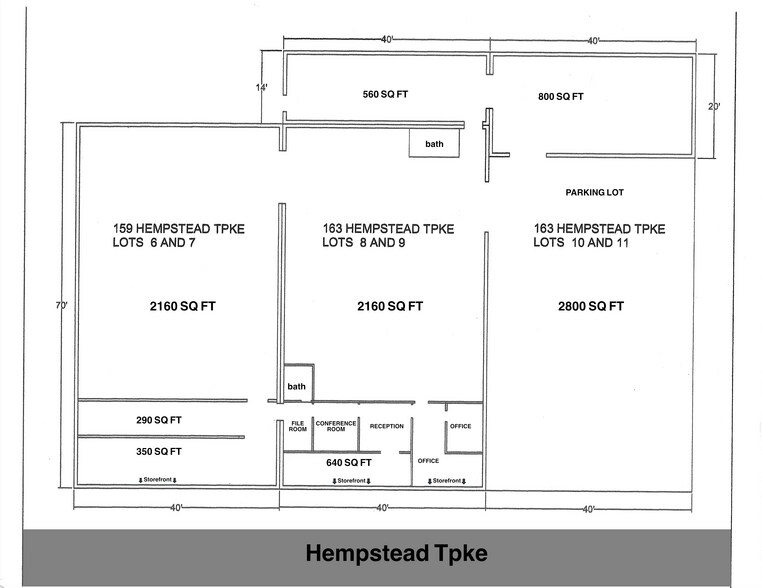 159-163 Hempstead Tpke, West Hempstead, NY à vendre - Photo de l’immeuble – Image 2 sur 6