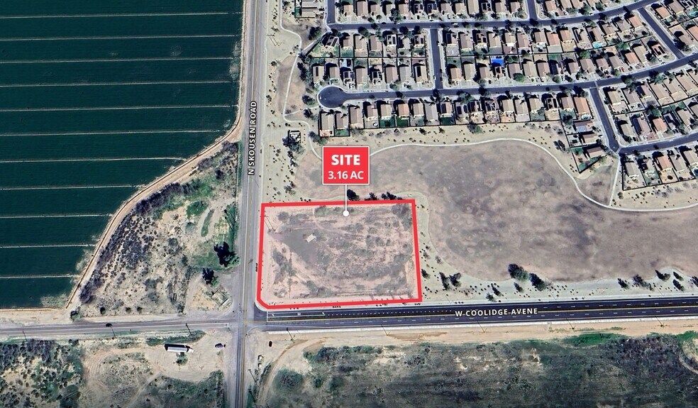NEC Skousen Road & Coolidge Avenue, Coolidge, AZ à vendre - Photo principale – Image 1 sur 1