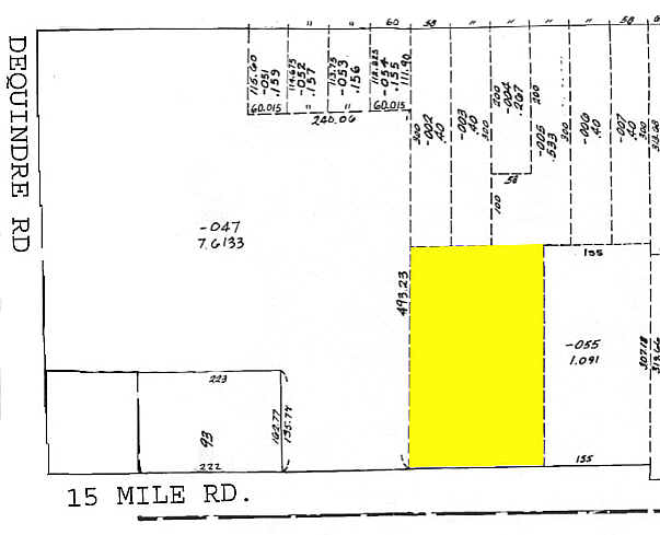 2167 15 Mile Rd, Sterling Heights, MI à louer - Plan cadastral – Image 2 sur 10
