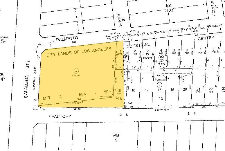 558-578 S Alameda St, Los Angeles, CA à louer - Plan cadastral – Image 3 sur 3