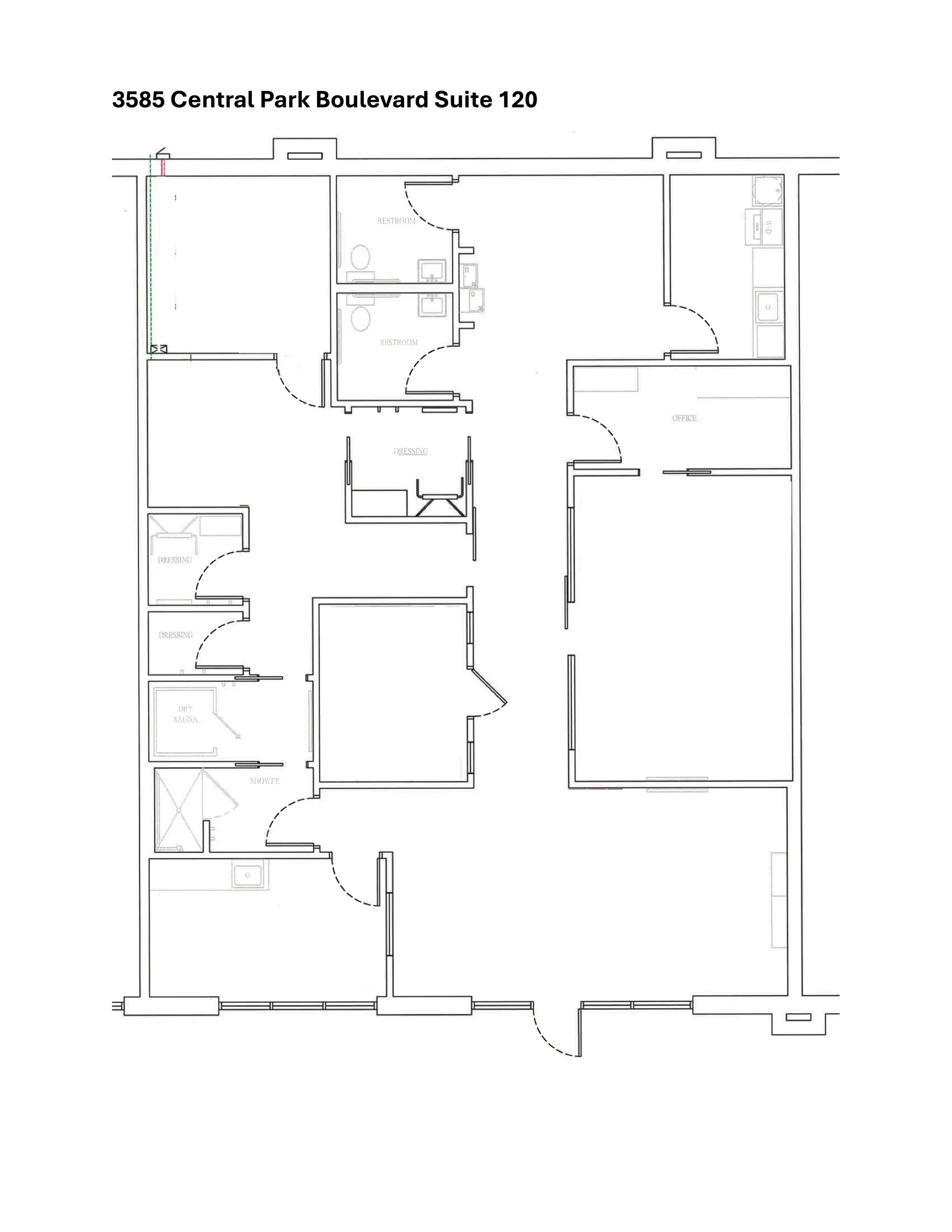 3585 Central Park Blvd, Denver, CO à louer Plan de site– Image 1 sur 12