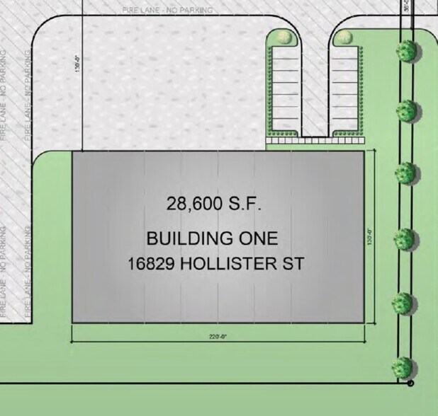 16829 Hollister St, Houston, TX à vendre - Plan de site – Image 3 sur 4