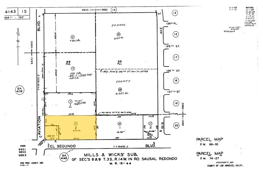 2401 E El Segundo Blvd, El Segundo, CA à louer - Plan cadastral – Image 2 sur 14