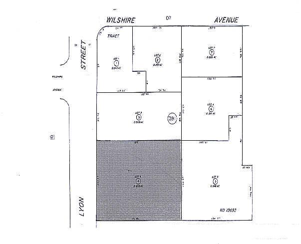 1361 S Lyon St, Santa Ana, CA à louer - Plan cadastral – Image 2 sur 2