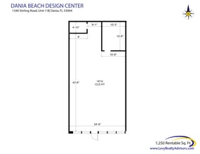 1200-1340 Stirling Rd, Dania Beach, FL à louer Plan d’étage– Image 2 sur 9