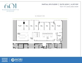601 Massachusetts Ave NW, Washington, DC à louer Plan de site– Image 2 sur 2