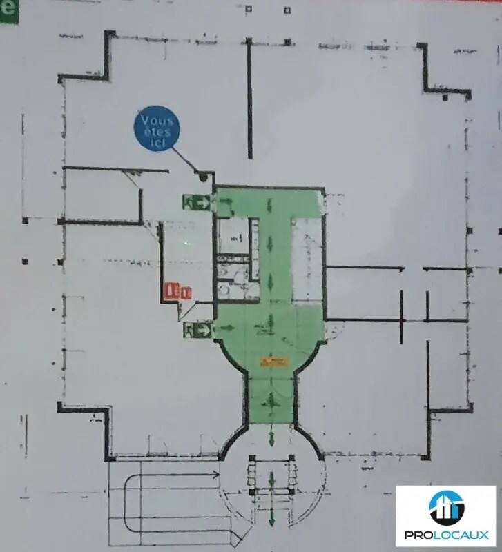 Bureau dans Meylan à louer Plan d’étage– Image 1 sur 14