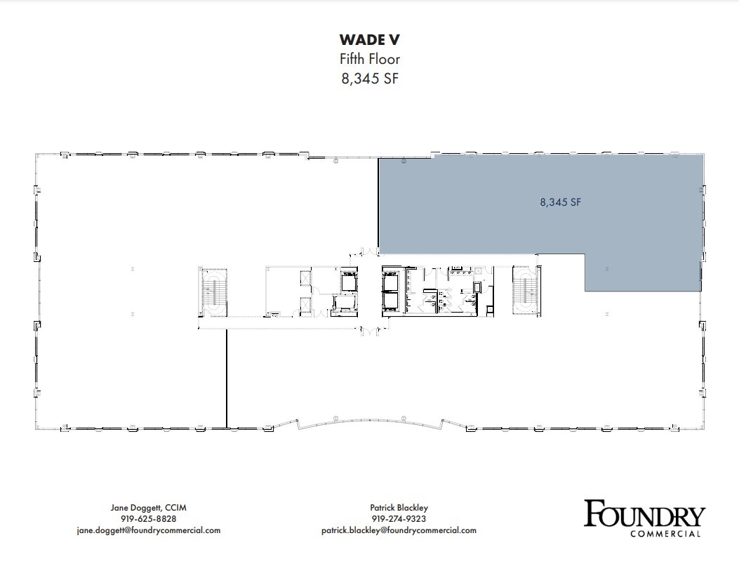 5440 Wade Park Blvd, Raleigh, NC à louer Plan d’étage– Image 1 sur 1