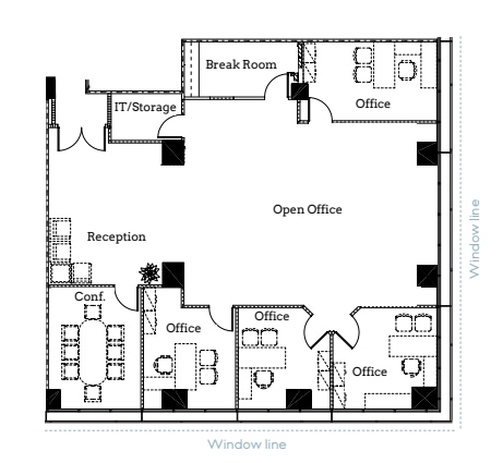 1450 Frazee Rd, San Diego, CA à louer Plan d’étage– Image 1 sur 1