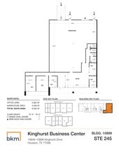 10849 Kinghurst Dr, Houston, TX à louer Plan de site– Image 1 sur 1