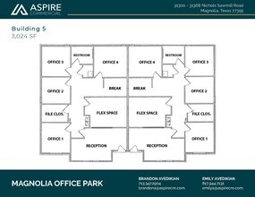 31368 Nichols Sawmill Rd, Magnolia, TX à louer Plan d’étage– Image 2 sur 2
