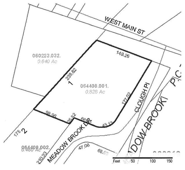 497-503 W Main St, Batavia, OH à louer - Plan cadastral – Image 3 sur 6