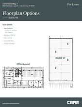 8562 NE Loop 410, San Antonio, TX à louer Plan d’étage– Image 1 sur 1