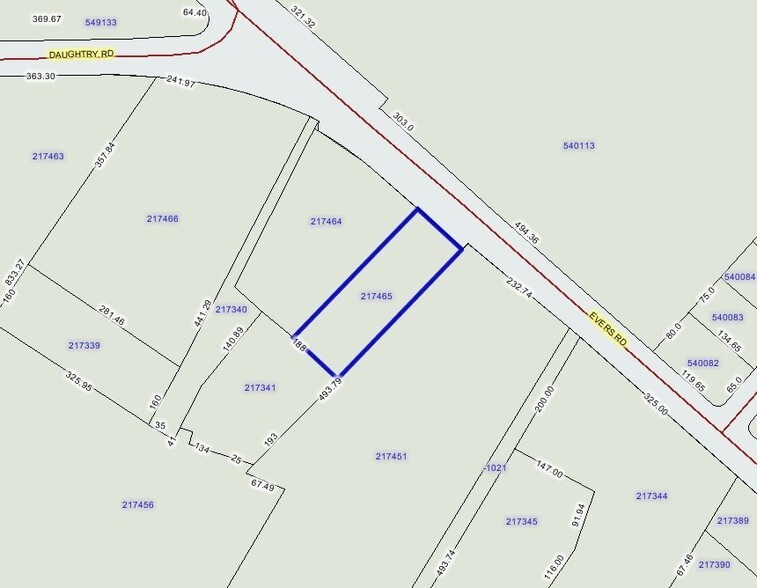 5238 Evers Rd, San Antonio, TX à vendre - Plan cadastral – Image 3 sur 26