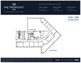 4600 S Ulster St, Denver, CO à louer Plan d’étage– Image 1 sur 1
