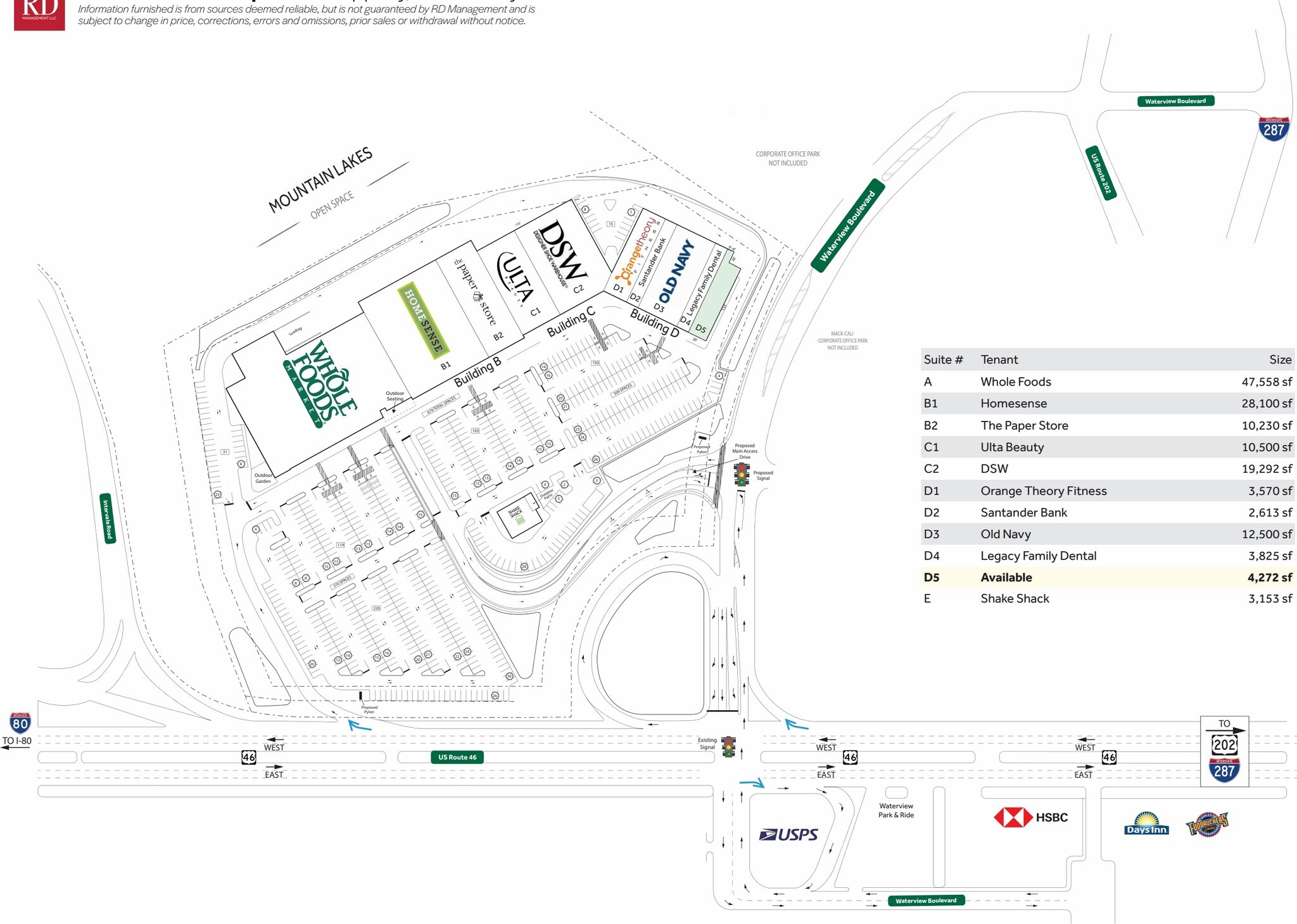 3440 US Highway 46, Parsippany, NJ à louer Plan de site– Image 1 sur 11
