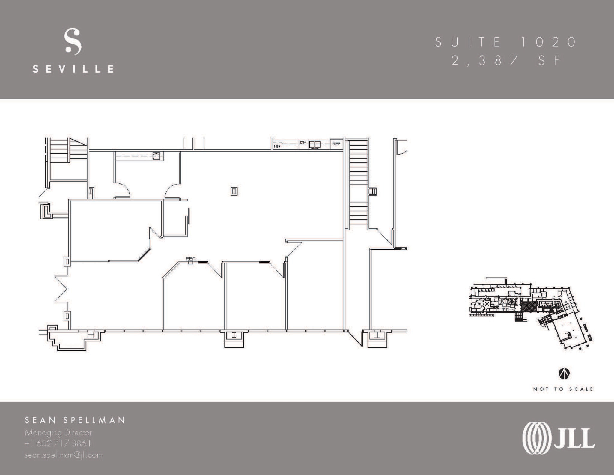 7001 N Scottsdale Rd, Scottsdale, AZ à louer Plan d’étage– Image 1 sur 1