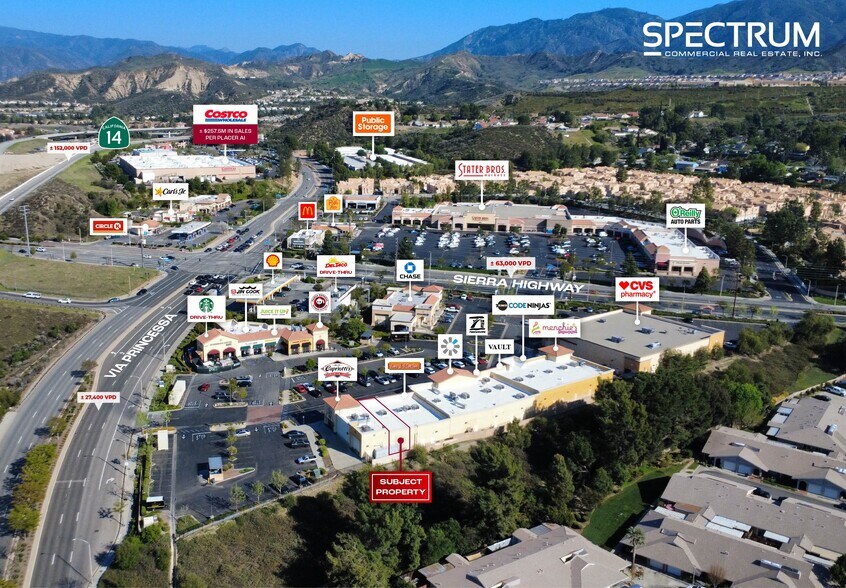 26861-26925 Sierra Hwy, Newhall, CA à louer - Aérien – Image 1 sur 15