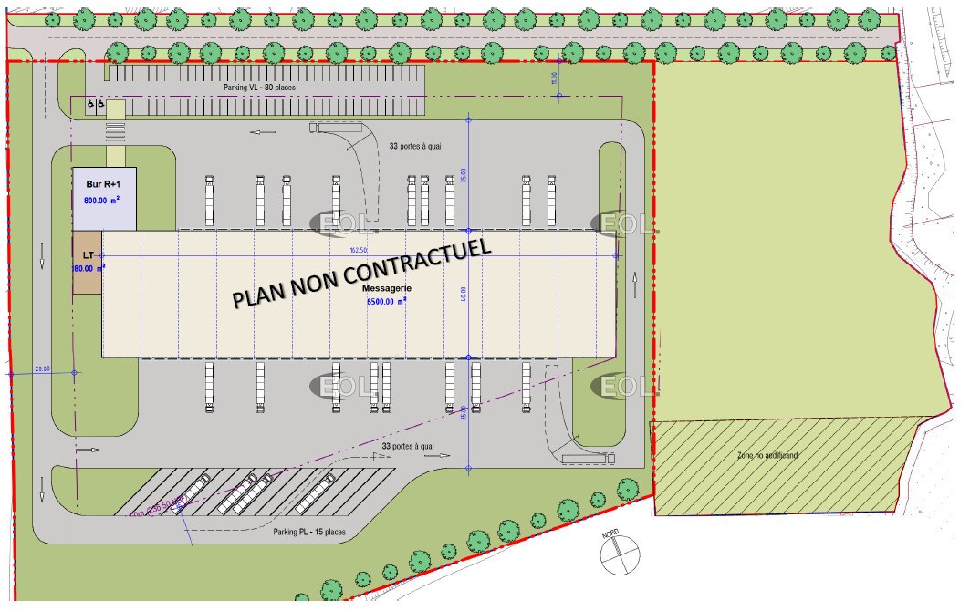 Industriel/Logistique dans Fuveau à louer Plan de site– Image 1 sur 2