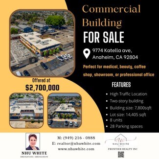 Plus de détails pour 9774 Katella Ave, Anaheim, CA - Bureau à vendre