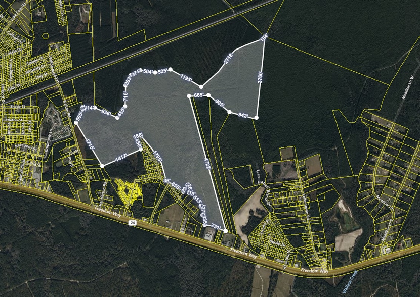 570 Walton 570 Walton Road Rd, Hubert, NC à vendre - Aérien – Image 2 sur 2