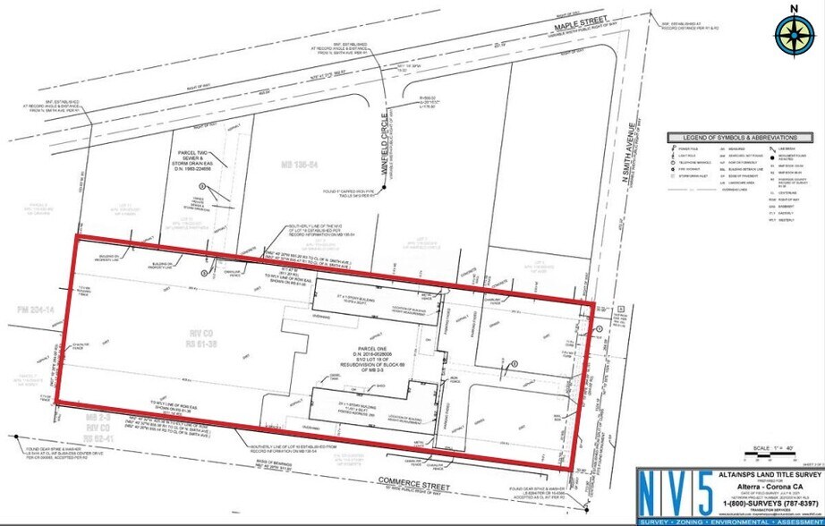 260 N Smith Ave, Corona, CA à vendre - Plan de site – Image 2 sur 5