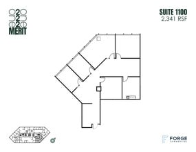 12221 Merit Dr, Dallas, TX à louer Plan d’étage– Image 1 sur 1