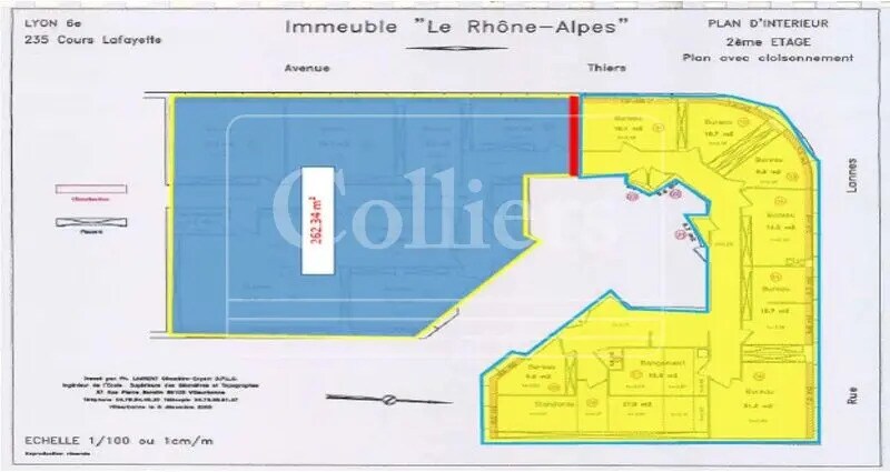 Local d’activités dans Lyon à louer - Plan d’étage – Image 2 sur 2