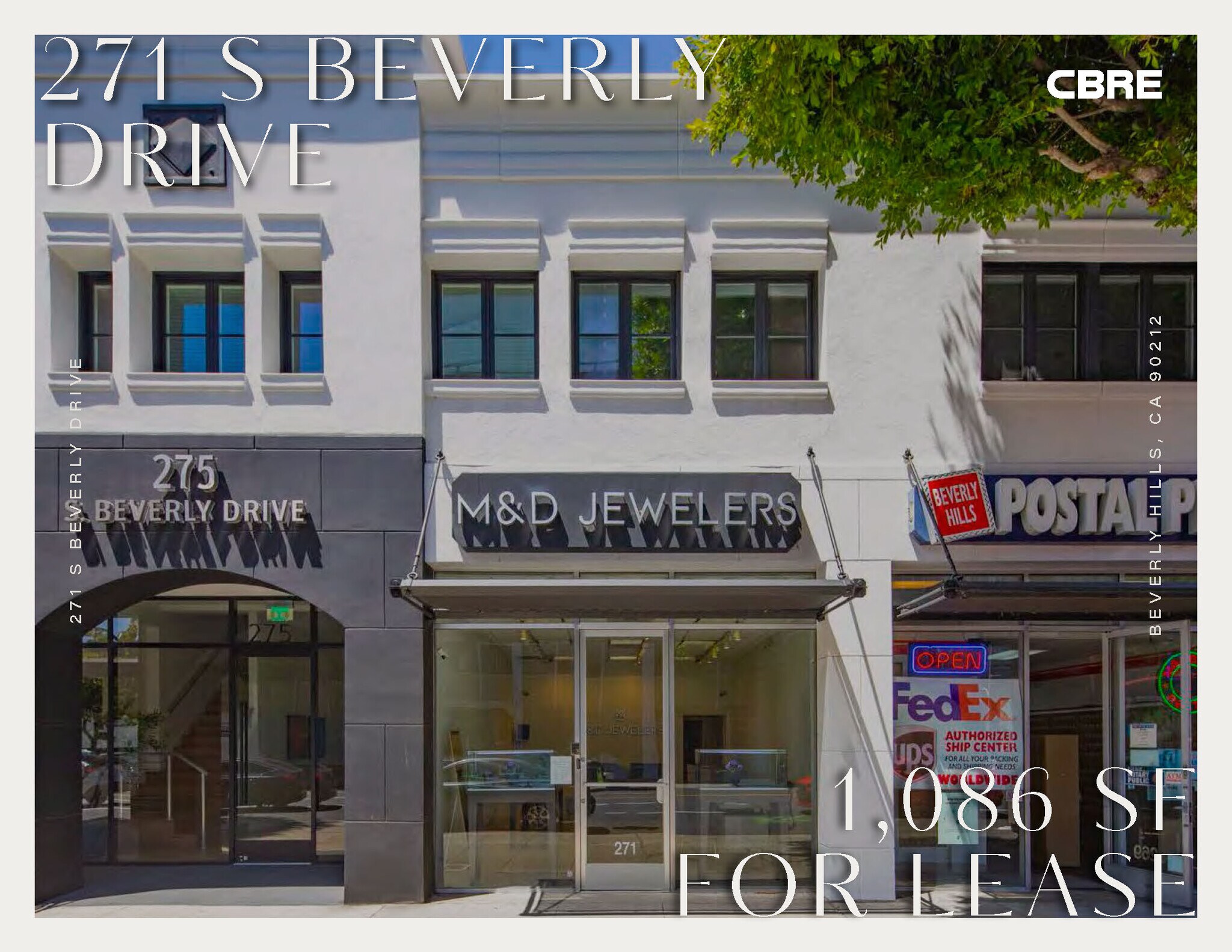 269-281 S Beverly Dr, Beverly Hills, CA à louer Photo de l’immeuble– Image 1 sur 20