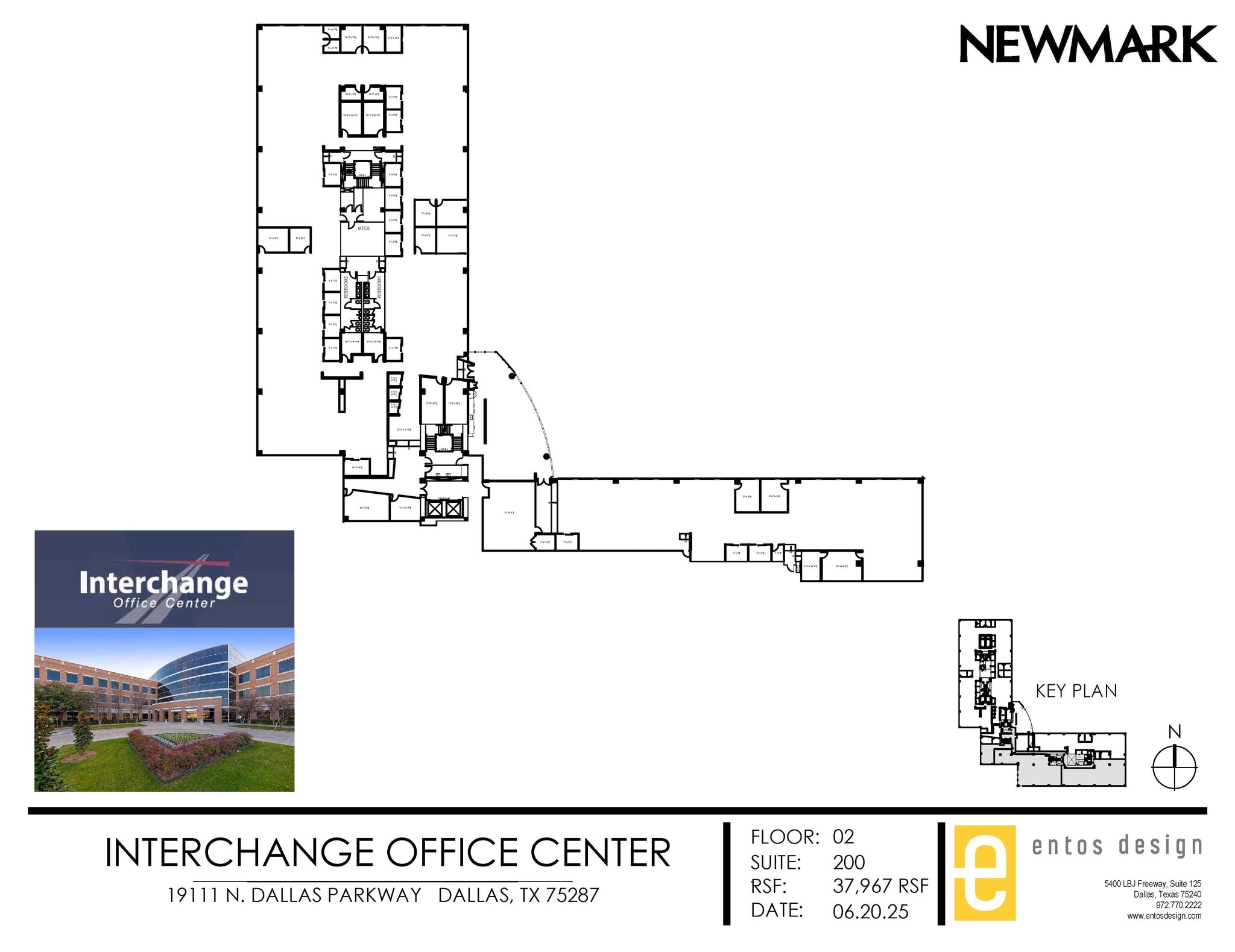 19111 N Dallas Pky, Dallas, TX à louer Plan d’étage– Image 1 sur 3