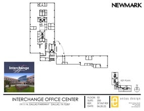 19111 N Dallas Pky, Dallas, TX à louer Plan d’étage– Image 1 sur 3