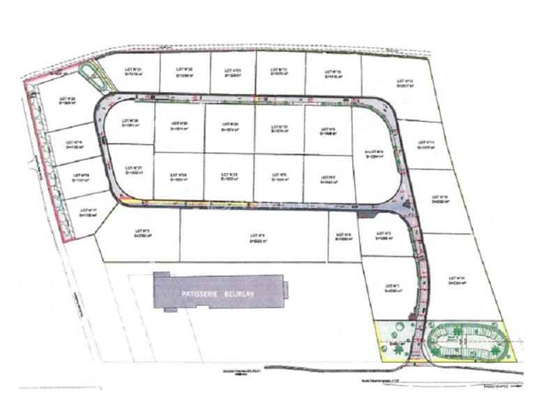 Industriel/Logistique dans Beurlay à louer - Plan de site – Image 2 sur 2