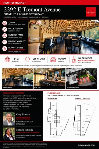 Plus de détails pour 3392 E Tremont Ave, Bronx, NY - Local commercial à louer