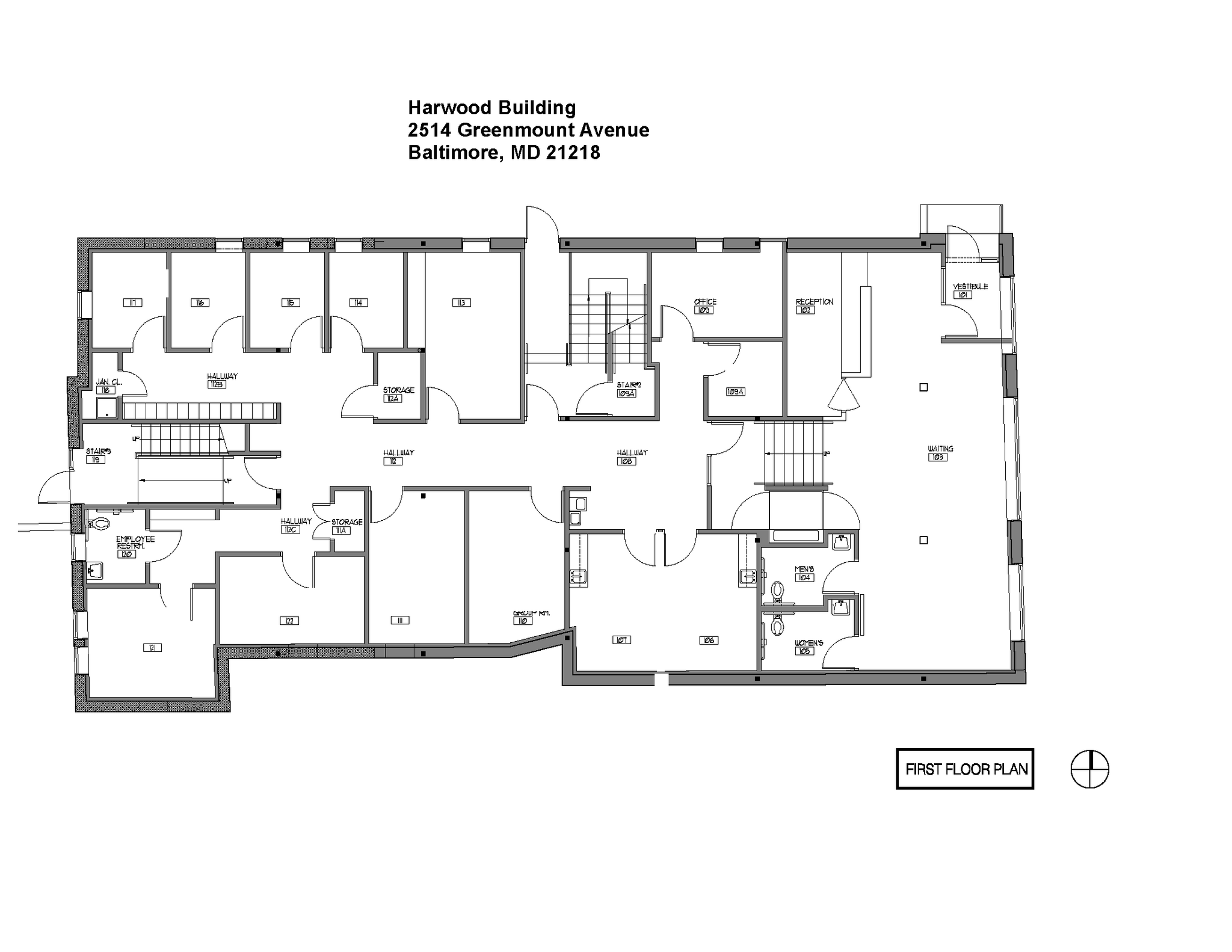 2514 Greenmount ave, Baltimore, MD à louer Plan d’étage– Image 1 sur 3