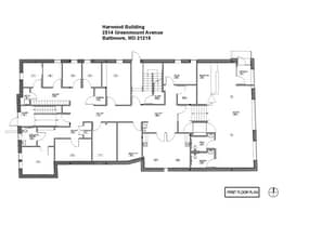 2514 Greenmount ave, Baltimore, MD à louer Plan d’étage– Image 1 sur 3