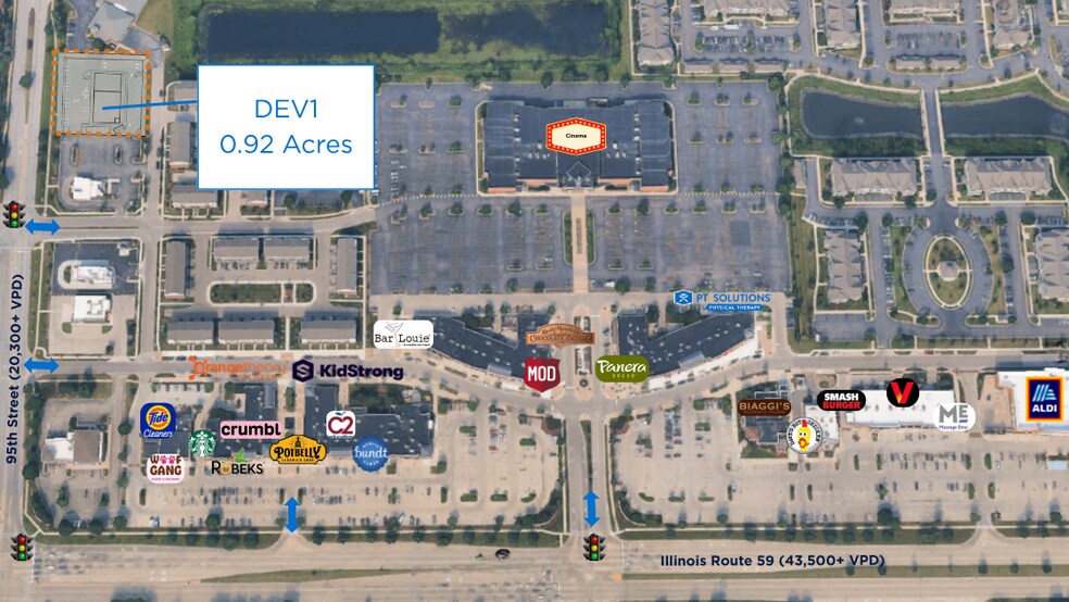 NWC Route 59 & 95th St, Naperville, IL à louer - Photo de l’immeuble – Image 1 sur 2