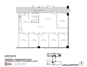 935 National Pky, Schaumburg, IL à louer Plan d’étage– Image 1 sur 1