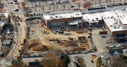 Smallwood and Woodburn in Village District Shoppin, Raleigh, NC - VUE AÉRIENNE  vue de carte