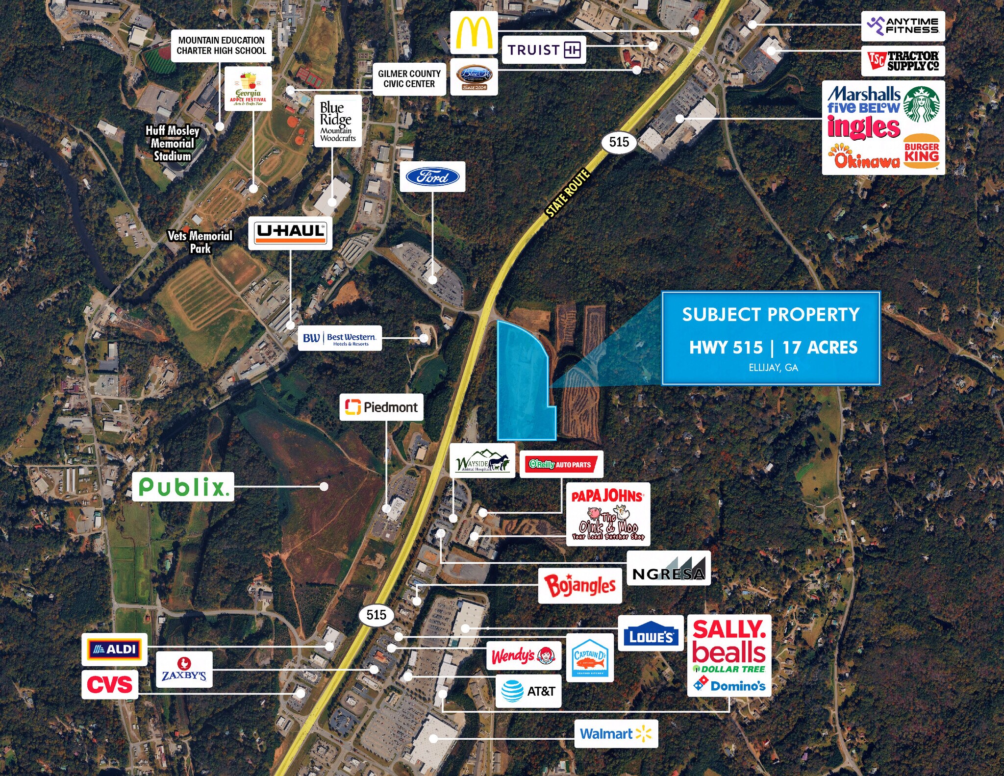 Brookview Blvd & Hwy 515, Ellijay, GA à vendre Photo de l’immeuble– Image 1 sur 2