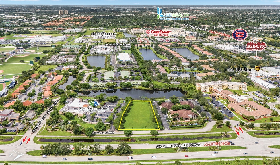 13750 Olympic Ct, Fort Myers, FL à vendre - Aérien – Image 3 sur 7