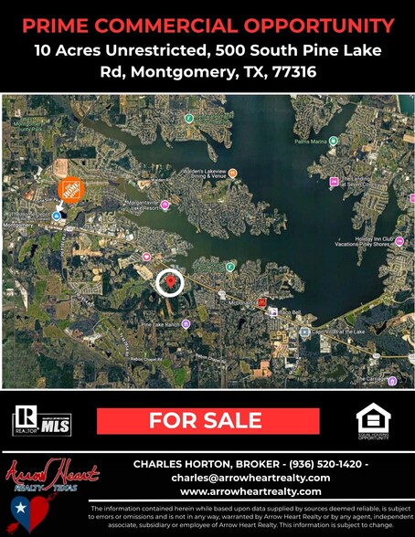 500 S Pine Lake Rd, Montgomery, TX à vendre - Aérien – Image 2 sur 20