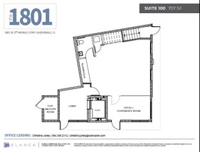 1801 SE 3rd Ave, Fort Lauderdale, FL à louer Plan d’étage– Image 1 sur 1
