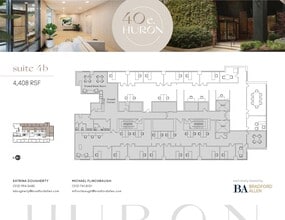 40 E Huron St, Chicago, IL à louer Plan d’étage– Image 2 sur 6