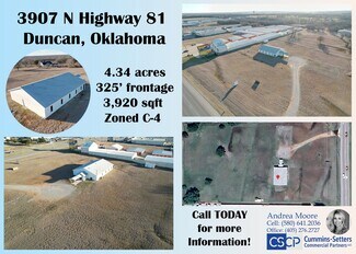Plus de détails pour 4925 North Hwy 81, Duncan, OK - Local d’activités à vendre