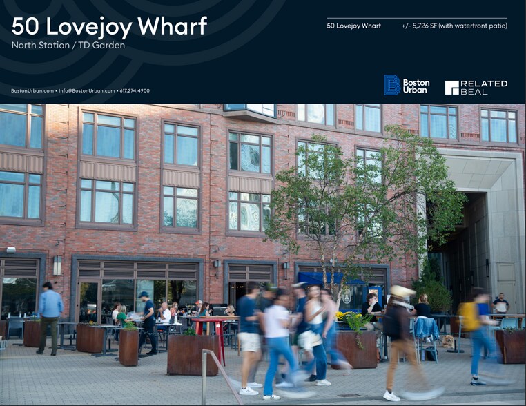 50 Lovejoy Wharf, Boston, MA à louer - Photo principale – Image 1 sur 5