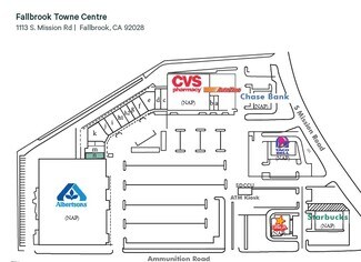 Plus de détails pour 1081-1139 S Mission Rd, Fallbrook, CA - Bureau, Local commercial à louer