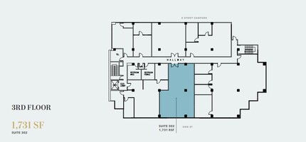 340 E 2nd St, Los Angeles, CA à louer Plan d’étage– Image 1 sur 1
