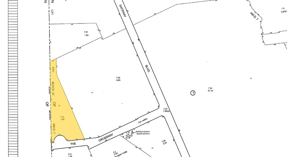 7 Crossway Blvd, Patchogue, NY à vendre - Plan cadastral – Image 2 sur 16