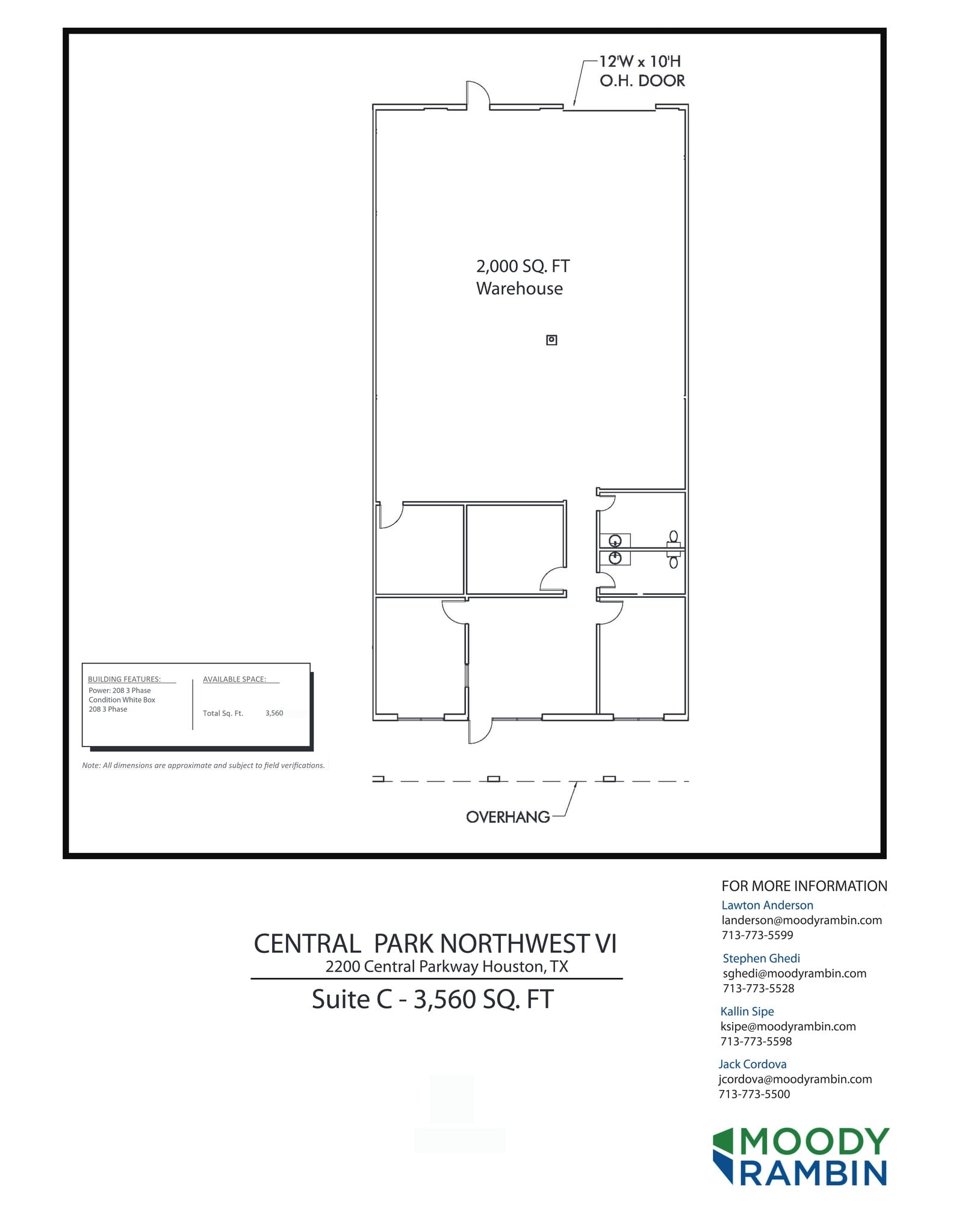 2501 Central Pky, Houston, TX à louer Plan de site– Image 1 sur 1